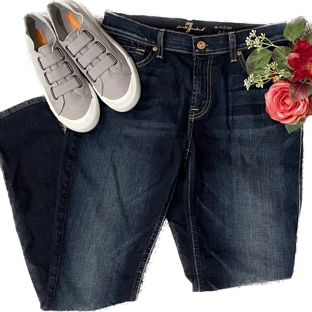 ❤️‍🔥Host Pick❤️‍🔥 7 For All Mankind Mid-Rise Skinny Jeans